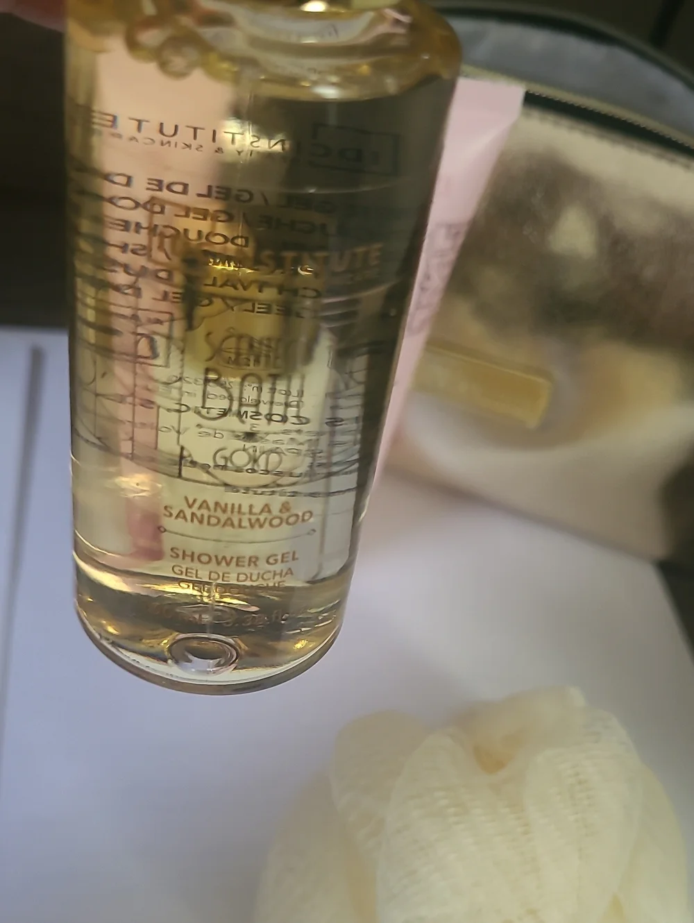 IDC Institute Scented Bath Gift Set - Pink & Gold